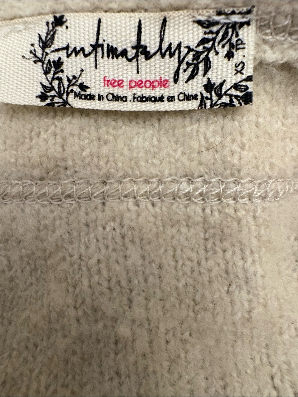 Free People Cream Wrap V-Neck Sweater - Picture 7 of 7